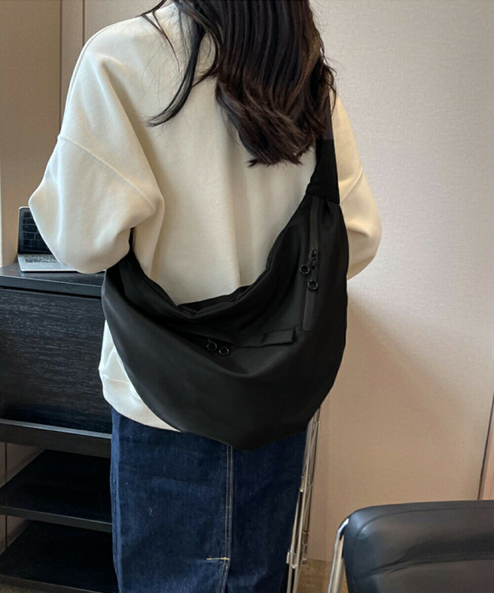 Other - 三日月型ショルダーバッグ大容量ナイロン鞄 ホーボーバッグレディース 肩掛け斜め掛けバッグ 韓国風ユニセックス A4多収納バッグ 大きめ軽量かばん カジュアル鞄旅行 miniministore 84HBJP-006