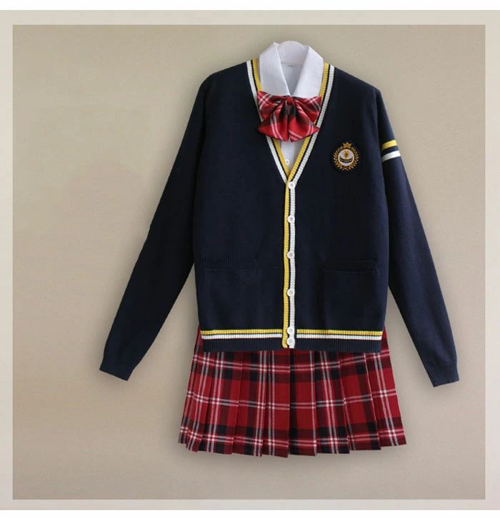 入学 卒業式 コスプレ 学生服女の子スーツ リボン 蝶結び ネクレス 春秋ブレザー 高校制服 13種類 学生服女の子スーツ 制服