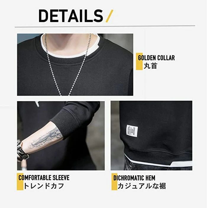 秋 柔らかい 長袖 おしゃれ 冬 tシャツ かっ ファッション 無地 シルエット トレーナー 快適 パーカー 軽い 秋服 メンズ 暖かい