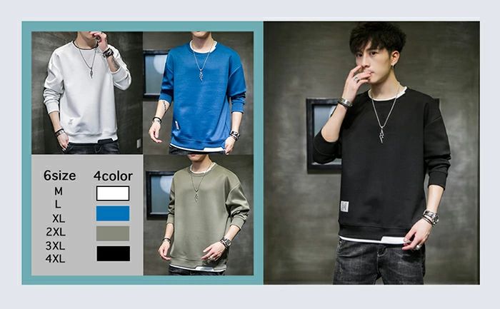 秋 柔らかい 長袖 おしゃれ 冬 tシャツ かっ ファッション 無地 シルエット トレーナー 快適 パーカー 軽い 秋服 メンズ 暖かい