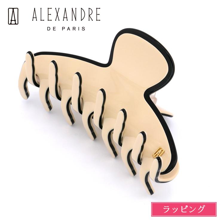 樂天商城 - アレクサンドル ドゥ パリ M クリップ ヘアアクセ 人気 かわいい ALEXANDRE DE PARIS リズレ LISERAI ベージュ ブランド かわいい 正規品 新品 ギフト プレゼント 女性 誕生日 ACCM-14278