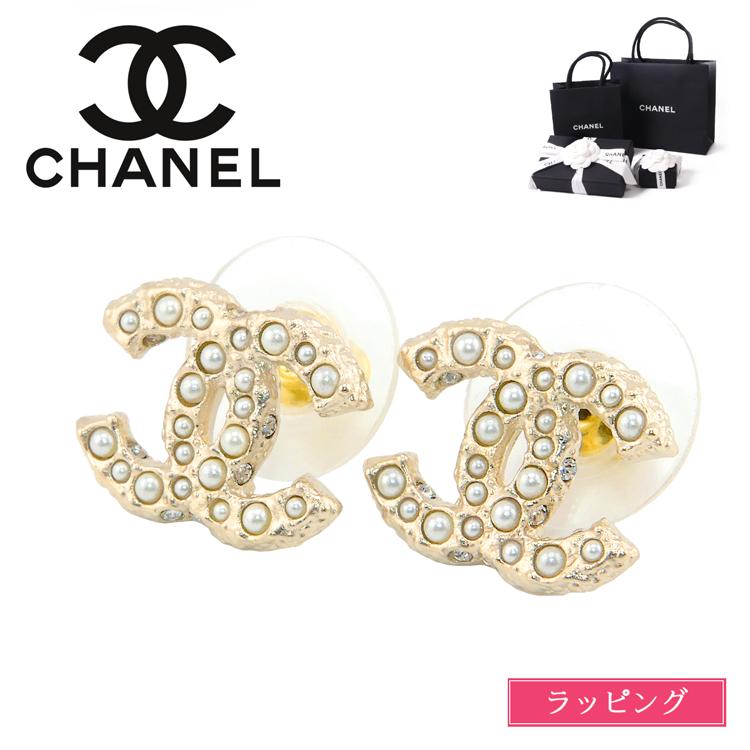 上品スタイル 楽天市場】CHANEL ピアス 新作(カラーゴールド)(レディース ピアス