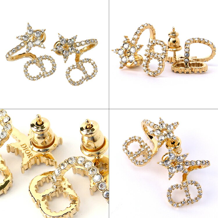 【国内正規品/ラッピング済】ディオール Dior ピアス ゴールド Clair D Lune アク...