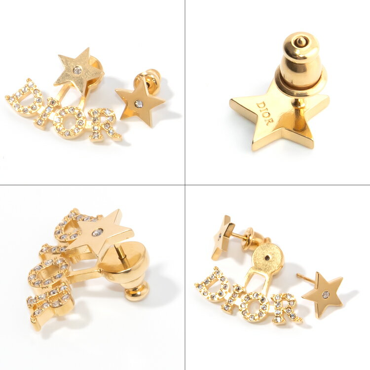 【国内正規品/ラッピング済】 ディオール Dior ピアス ゴールド Dio(r)evolution ...