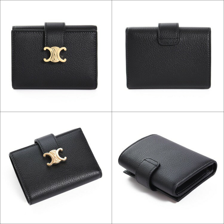 セリーヌ 財布 CELINE 三つ折り ファイン ストラップウォレット ニノ / サプルグレインドカーフスキン レディース ブランド 正規品 新品 ギフト 成人祝い プレゼント 女性 誕生日 ミニ財布