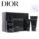Dior 男性 ディオール ソヴァージュ オードパルファム EDP 60ml ソバージュ フレグランス コスメセット 限定品 コスメ 香水 乳液 ボディソープ ...