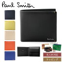 【即日出荷】【ブランドラッピング無料】【名入れ可】 Paul Smith ポールスミス 財布 二つ折り 二つ折り財布 ハイライトステッチSS24 2つ折り財布 小銭入れ レザー 牛革 メンズ ブランド 正規品 新品 813006 P854 ギフト 男性 女性 誕生日 プレゼント 実用的