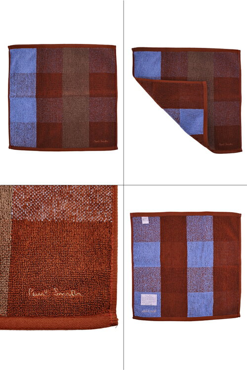 ポールスミス ハンカチ ブロックチェック ハンドタオル Paul Smith メンズ レディ...