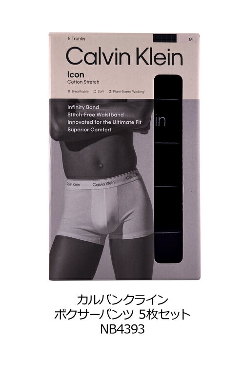 ����Х󥯥饤�� �ܥ������ѥ�� 5�祻�å� NB4393 Calvin Klein�ڥ�� ��ǥ����� �֥��� ������ ���� ���ե� �ץ쥼��ȡ�