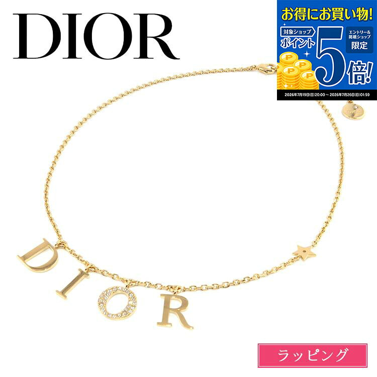  ディオール Dior ネックレス ゴールド DIO(R)EVOLUTION クリスタル メタル N1308DVOCY_D301 クリスチャンディオール アクセサリー レディース ブランド 正規品 新品 ギフト プレゼント 女性 彼女 ジュエリー