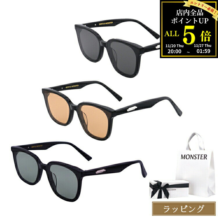 【全品P5★BF期間限定！要エントリー】ジェントルモンスター サングラス リリット Lilit 01 ウェリントン 韓国 uv uvカット かっこいい 色 ブラック ブラウン シンプル gentle monster メンズ レディース ユニセックス ブランド ギフト BTS ジミン BLACK PINK 新品 正規品のサムネイル