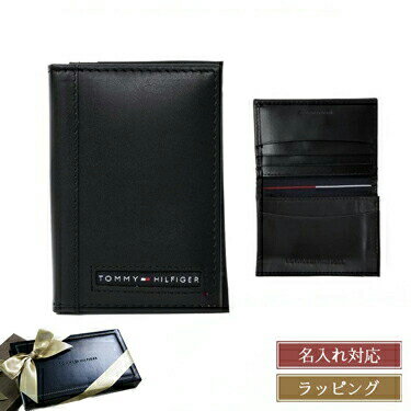 【全品P5★BF期間限定！要エントリー】トミーヒルフィガー カードケース 名刺入れ 牛革 本革 レザー 名..