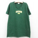 【中古】古着 ナイキ NIKE 半袖 ビンテージ ヴィンテージTシャツ キッズ ボーイズ 子供服 OREGON コットン Vネック 緑 グリーン | 春夏 春物 春服 秋冬 秋物 秋服 女の子 子ども服 こども服 カジュアル ファッション おしゃれ かわいい 0OF