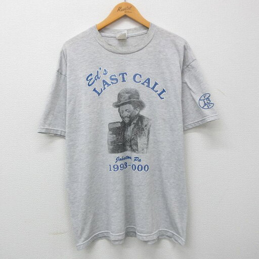 【中古】古着 半袖 ビンテージ ヴィンテージTシャツ メンズ 00年代 00s LAST CALL ジョンソンタウン クルーネック 丸首 グレー 霜降り XLサイズ 中古 | 春夏 夏物 夏服 ヴィンテージTシャツ メンズファッション カットソー ティーシャツ ティシャツ メンズTシ 【中古】古着 半袖 ビンテージ ヴィンテージTシャツ メンズ 00年代 00s LAST CALL ジョンソンタウン クルーネック 丸首 グレー 霜降り XLサイズ 中古 | 春夏 夏物 夏服 ヴィンテージTシャツ メンズファッション カットソー ティーシャツ ティシャツ メンズTシ