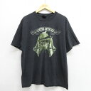 【中古】古着 半袖 ビンテージ ヴィンテージ ロックTシャツ バンドTシャツ メンズ 00年代 00s レイナードスキナード レーナードスキナード クルーネック 丸首 黒 ブラック XLサイズ 中古 春夏 春物 春服 秋冬 秋物 秋服 メンズファッション ロンT カットソー ロンテ