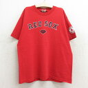 【中古】古着 ナイキ NIKE 半袖 ビンテージ ヴィンテージTシャツ キッズ ボーイズ 子供服 00年代 00s MLB ボストンレッドソックス コットン クルーネック 丸首 赤 レッド メジャーリーグ ベースボール 野球 | 春夏 春物 春服 秋冬 秋物 秋服 女の子 子ども服 こども服 0OF