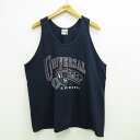 【中古】古着 ビンテージ ヴィンテージ タンクトップ メンズ 90年代 90s ユニバーサルスタジオ フロリダ コットン クルーネック 丸首 USA製 アメリカ...