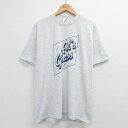 楽天古着屋RushOut【中古】古着 半袖 ビンテージ ヴィンテージTシャツ メンズ 90年代 90s Als Glass クルーネック 丸首 USA製 アメリカ製 薄グレー 霜降り 【spe】 Lサイズ 中古 | 春夏 夏物 夏服 ヴィンテージTシャツ メンズファッション カットソー ティーシャツ ティシャツ メンズTシ