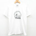 【中古】古着 半袖 ビンテージ ヴィンテージTシャツ メンズ 90年代 90s BACK FROM クルーネック 丸首 USA製 アメリカ製 白 ホワイト Mサイズ 中古 | 春夏 夏物 夏服 ヴィンテージTシャツ メンズファッション カットソー ティーシャツ ティシャツ メンズTシャ 5OF
