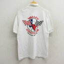 【中古】古着 半袖 ポロシャツ メンズ 90年代 90s フラッグ コルベルト USA製 アメリカ製 白 ホワイト 【spe】 XLサイズ 中古 トップス | 春夏 春物 春服 夏物 夏服 カジュアルシャツ メンズファッション 半袖シャツ おしゃれ カジュアル(4)