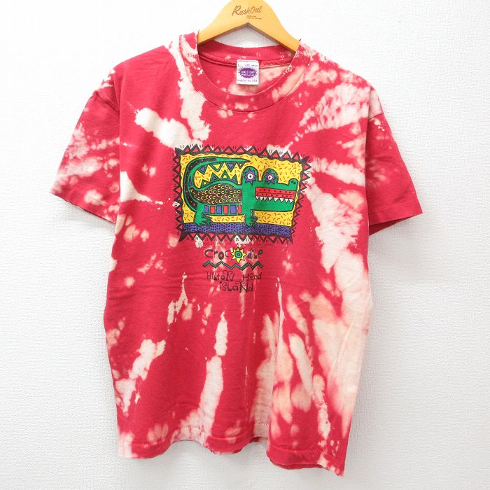 L★古着 半袖 ビンテージ Tシャツ メンズ 90年代 90s ワニ コットン クルーネック 白 &yen;&nbsp;3,894（税込） L★古着 半袖 ビンテージ Tシャツ メンズ 90年代 90s ワニ コットン クルーネック USA製 白 &yen;&nbsp;3,244（税込） L★古着 半袖 ビンテージ Tシャツ メンズ 90年代 90s Snapon コットン クルーネック 黒他 ブリーチ加工 &yen;&nbsp;3,894（税込） L★古着 半袖 ビンテージ Tシャツ メンズ 90年代 90s TNN コットン クルーネック USA製 黒他 ブリーチ加工 &yen;&nbsp;3,894（税込） L★古着 半袖 ビンテージ Tシャツ メンズ 90年代 90s シンクレア コットン クルーネック USA製 赤系他 ブリーチ加工 &yen;&nbsp;3,244（税込） L★古着 半袖 ビンテージ Tシャツ メンズ 90年代 90s パウエル湖 コットン クルーネック USA製 赤他 ボーダー &yen;&nbsp;3,244（税込） L★古着 半袖 ビンテージ Tシャツ メンズ 90年代 90s ヒルトンヘッドアイランド カメレオン コットン クルーネック USA製 白 &yen;&nbsp;3,894（税込） L★古着 半袖 ビンテージ Tシャツ メンズ 90年代 90s ワシントンDC アメリカ コットン クルーネック USA製 紺他 ブリーチ加工 &yen;&nbsp;3,894（税込） L★古着 半袖 ビンテージ Tシャツ メンズ 90年代 90s HOBIE 胸ポケット付き コットン クルーネック USA製 紺系他 ブリーチ加工 &yen;&nbsp;3,244（税込） L★古着 半袖 ビンテージ Tシャツ メンズ 90年代 90s OLIVER SCHOLAR コットン クルーネック USA製 紺他 ブリーチ加工 &yen;&nbsp;3,244（税込） L★古着 半袖 ビンテージ Tシャツ メンズ 90年代 90s ALAMO 刺繍 コットン クルーネック USA製 紺 ブリーチ加工 &yen;&nbsp;3,894（税込） L★古着 半袖 ビンテージ Tシャツ メンズ 90年代 90s ココペリ ホピ族 コットン クルーネック グレー ブリーチ加工 &yen;&nbsp;3,894（税込） L★古着 半袖 ビンテージ Tシャツ メンズ 90年代 90s プラネットハリウッド オーランド コットン クルーネック USA製 黒他 ブリーチ加工 &yen;&nbsp;5,844（税込） L★古着 半袖 ビンテージ Tシャツ メンズ 90年代 90s ヨット バーハーバー コットン クルーネック USA製 濃緑他 ブリーチ加工 &yen;&nbsp;5,194（税込） L★古着 ヘインズ 半袖 ビンテージ Tシャツ メンズ 90年代 90s イグアナ コットン クルーネック USA製 紫 ブリーチ加工 &yen;&nbsp;5,194（税込） L★古着 ヘインズ 半袖 ビンテージ Tシャツ メンズ 90年代 90s アトランタ オリンピック コットン クルーネック 紺他 ブリーチ加工 &yen;&nbsp;3,894（税込） L★古着 半袖 ビンテージ Tシャツ メンズ 90年代 90s ARUBA ヨット 刺繍 コットン クルーネック USA製 紺他 ブリーチ加工 &yen;&nbsp;3,894（税込） L★古着 半袖 ビンテージ Tシャツ メンズ 90年代 90s RED ROCKS コロラド コットン クルーネック USA製 紺他 ブリーチ加工 &yen;&nbsp;3,894（税込） L★古着 ナイキ NIKE 半袖 ビンテージ Tシャツ メンズ 90年代 90s ビッグロゴ コットン クルーネック 紺 ブリーチ加工 &yen;&nbsp;3,894（税込） L★古着 アメリカンイーグル 半袖 ビンテージ Tシャツ メンズ 90年代 90s ベースボール 野球 コットン クルーネック USA製 紺 ブリーチ加工 &yen;&nbsp;3,894（税込）【商品番号】　tsv23071003 【商品名】　L★古着 半袖 ビンテージ Tシャツ メンズ 90年代 90s ワニ ヒルトンヘッドアイランド コットン クルーネック USA製 赤他 ブリーチ加工 【メンズ参考サイズ】　L 【表記サイズ】　L 【実寸サイズ】　着丈（肩から裾）66cm　着幅（脇から脇）55cm　肩幅50cm 【素材】　コットン100％ 【程度】　B 【コンディション】　小穴 【仕入先】　アメリカ 【商品詳細】　USA製。95年表記。裾はシングルステッチです。 【メール便】　可 ************************************************************ 画像枚数の都合上、目立つダメージのみ掲載し、目立たないダメージは省略することがございます。 ●参考サイズ：実寸サイズをもとに当店が判断したサイズ ※商品名内に記載しているのは参考サイズです。 ●表記サイズ：商品のタグに記載してあるサイズ ●実寸サイズ：実際に当店で測ったサイズ To International Customers,Please check and follow shipping cost in Store information.No refund or exchange is accepted with International Customers.We're afraid but there is no staff who can speak English.We will accept any questions only by email in English. 他の厳選古着 ビンテージTシャツはこちらです！ 他の厳選古着 Tシャツ Lサイズはこちらです！