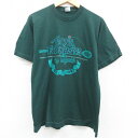 【中古】古着 半袖 ビンテージ ヴィンテージTシャツ メンズ 90年代 90s テニス コットン クルーネック 丸首 USA製 アメリカ製 緑 グリーン Lサイズ 中古 | 春夏 夏物 夏服 ヴィンテージTシャツ メンズファッション カットソー ティーシャツ ティシャツ メンズ(4)
