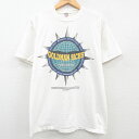 【中古】古着 ジャージーズ 半袖 ビンテージ ヴィンテージTシャツ メンズ 90年代 90s ゴールドマンサックス GOLDMAN SACHS コットン クルーネック 丸首 USA製 アメリカ製 白 ホワイト 【spe】 Lサイズ 中古 春夏 夏物 夏服 ヴィンテージTシャツ メンズファッション