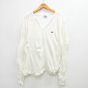 【中古】古着 ラコステ LACOSTE 長袖 