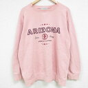 【中古】古着 アリゾナジーンズ 長袖スウェット メンズ 00年代 00s 刺繍 クルーネック 丸首 ピンク Lサイズ 中古 スエット トレーナー トップス | ...