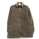 【中古】古着 長袖 コーデュロイジャケット キッズ ボーイズ 子供服 70年代 70s 太畝 タロン 濃緑 グリーン 内側ボア 【spe】 | 春夏 春物 春服 秋冬 秋物 秋服 女の子 子ども服 こども服 カジュアル ファッション おしゃれ かわいい