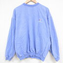 【中古】古着 長袖スウェット メンズ 00年代 00s プラヤデルカルメン 大きいサイズ 2L LL ビッグシルエット ゆったり ビッグサイズ オーバーサイズ ...