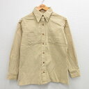 【中古】古着 エルエルビーン LLBEAN 長袖シャツ レディース 80年代 80s コーデュロイ ベージュ系 カーキ 中古 ブラウス トップス | 春夏 春物...