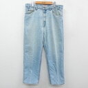 【中古】古着 リーバイス Levis 540 ジーンズ メンズ 00年代 00s シグネチャー 薄紺 ネイビー デニム W36 中古 ボトムス ジーパン Gパン ロングパンツ 春夏 春物 春服 秋冬 秋物 秋服 長ズボン カジュアル メンズファッション ファッション おしゃれ