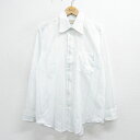 【中古】古着 バンヒューセン 長袖シャツ メンズ 80年代 80s 白 ホワイト ストライプ Lサイズ 中古 トップス | 春夏 春物 春服 秋冬 秋物 秋服 ...