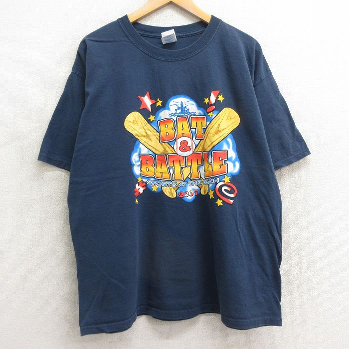 XL★古着 半袖 ビンテージ Tシャツ メンズ 00年代 00s 大きいサイズ コットン クルーネック 紺 &yen;&nbsp;3,244（税込） XL★古着 半袖 ビンテージ Tシャツ メンズ 00年代 00s グランパ 大きいサイズ ...