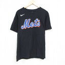 【中古】古着 ナイキ NIKE 半袖 ブランドTシャツ メンズ MLB ニューヨークメッツ ジェイコ ...