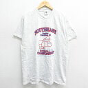 古着 半袖 ビンテージ ヴィンテージTシャツ メンズ 90年代 90s 野球 SOUTHEAST クルーネック 丸首 薄グレー 霜降り XLサイズ 中古 | 春夏 夏物 夏服 ヴィンテージTシャツ メンズファッション カットソー ティーシャツ ティシャツ メンズTシャツ 半袖Tシャツ 半