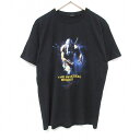 【中古】古着 TULTEX 半袖Tシャツ メンズ 映画 バトルフィールドアース コットン クルーネック 丸首 黒 ブラック Lサイズ 中古 中古メンズ半袖プリントキャラクター