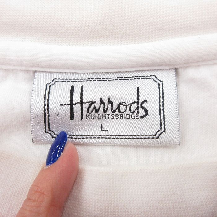 【中古】古着 半袖 ビンテージ ヴィンテージTシャツ メンズ 00年代 00s ロンドン 刺繍 大きいサイズ 2L LL ビッグシルエット ゆったり ビッグサイズ オーバーサイズ コットン クルーネック 丸首 白 ホワイト XLサイズ 中古 | 春夏 夏物 夏服 ヴィンテージTシ 5OF