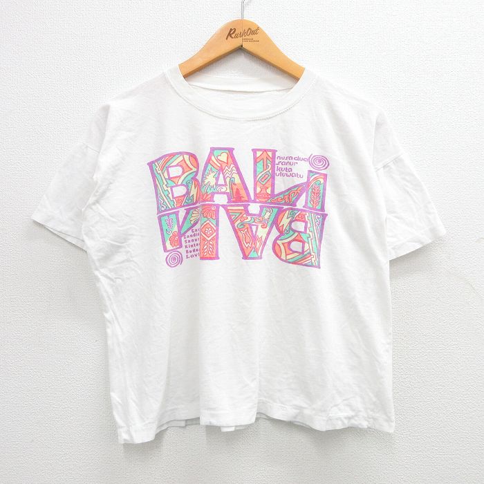樂天商城 - 【中古】古着 半袖 ビンテージ ヴィンテージTシャツ メンズ 90年代 90s バリ クルーネック 丸首 白 ホワイト XLサイズ 中古 | 春夏 夏物 夏服 ヴィンテージTシャツ メンズファッション カットソー ティーシャツ ティシャツ メンズTシャツ 半袖Tシャツ 半袖テ