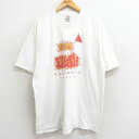 【中古】古着 フルーツオブザルーム 半袖 ビンテージ ヴィンテージTシャツ メンズ 90年代 90s Delta chi 大きいサイズ 2L LL ビッグシルエ...