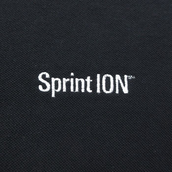【中古】古着 ジャージーズ 半袖 ポロシャツ メンズ sprint 鹿の子 大きいサイズ 2L LL ビッグシルエット ゆったり ビッグサイズ オーバーサイズ 黒 ブラック XLサイズ 中古 トップス | 春夏 春物 春服 夏物 夏服 カジュアルシャツ メンズファッション 半袖シ