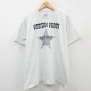 【中古】古着 フルーツオブザルーム 半袖 ビンテージ ヴィンテージTシャツ メンズ 90年代 90s NINE WEST 大きいサイズ 2L LL ビッグシルエット ゆったり ビッグサイズ オーバーサイズ USA製 アメリカ製 薄グレー 霜降り XLサイズ 中古 | 春夏 夏物 夏服 ヴィ 5OF
