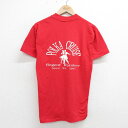 【中古】古着 オニータ ONEITA 半袖 ビンテージ ヴィンテージTシャツ メンズ 90年代 90s ダンス ポルカクルーズ クルーネック 丸首 赤 レッド Mサイズ 中古 | 春夏 夏物 夏服 ヴィンテージTシャツ メンズファッション カットソー ティーシャツ ティシャツ メ 5OF
