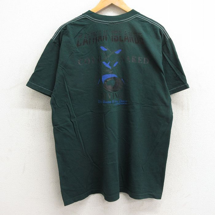 【中古】古着 半袖 ビンテージ ヴィンテージTシャツ メンズ 90年代 90s ダイビング ケイマン諸島 コッ..