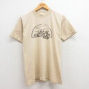 【中古】古着 半袖 ビンテージ ヴィンテージTシャツ メンズ 70年代 70s GREAT クルーネック 丸首 USA製 アメリカ製 ベージュ カーキ Mサイズ 中古 | 春夏 夏物 夏服 ヴィンテージTシャツ メンズファッション カットソー ティーシャツ ティシャツ メンズTシャツ 半袖Tシ