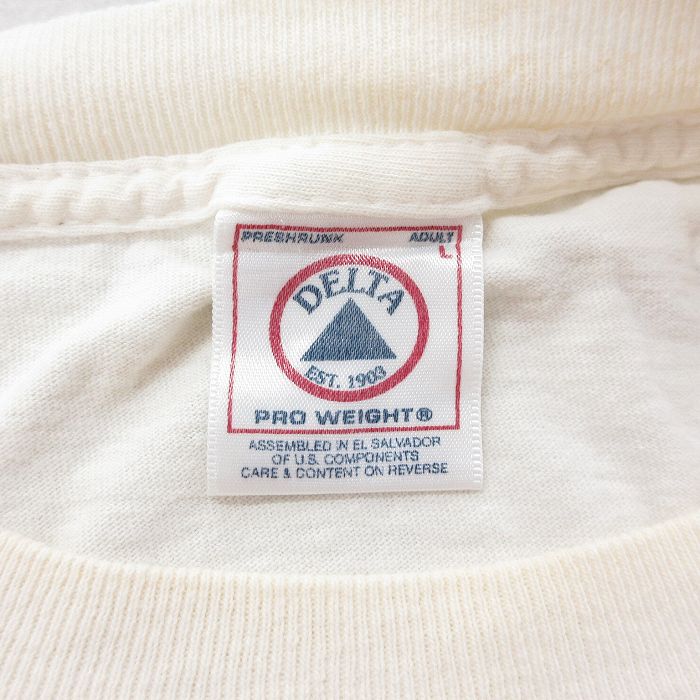 【中古】古着 半袖 ビンテージ ヴィンテージTシャツ メンズ 00年代 00s ブルックリン高校 地球儀 コットン クルーネック 丸首 白 ホワイト XLサイズ 中古 | 春夏 夏物 夏服 ヴィンテージTシャツ メンズファッション カットソー ティーシャツ ティシャツ メン