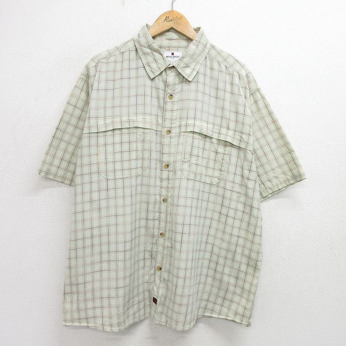 【中古】古着 ウールリッチ WOOLRICH 半袖シャツ メ