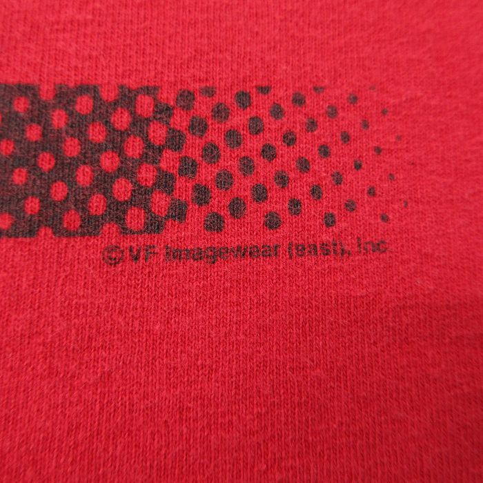 【中古】古着 00s ヴィンテージ長袖Tシャツ キッズ ボーイズ 子供服 赤 ネブラスカ...