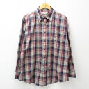 【中古】古着 セントジョンズベイ 長袖シャツ メンズ 90年代 90s 紺他 ネイビー チェック XLサイズ 中古 トップス | 春夏 春物 春服 秋冬 秋物 ...
